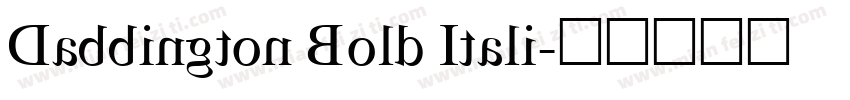 Dabbington Bold Itali字体转换